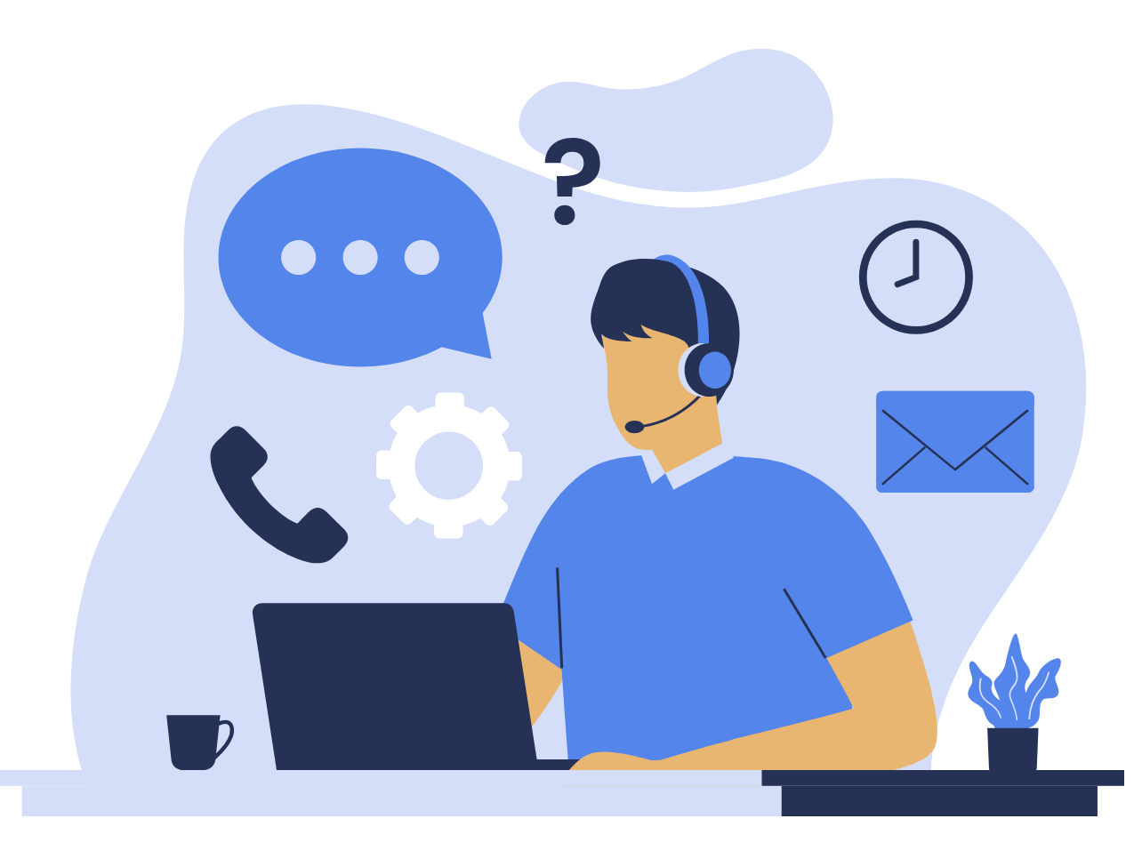 Contact illustration