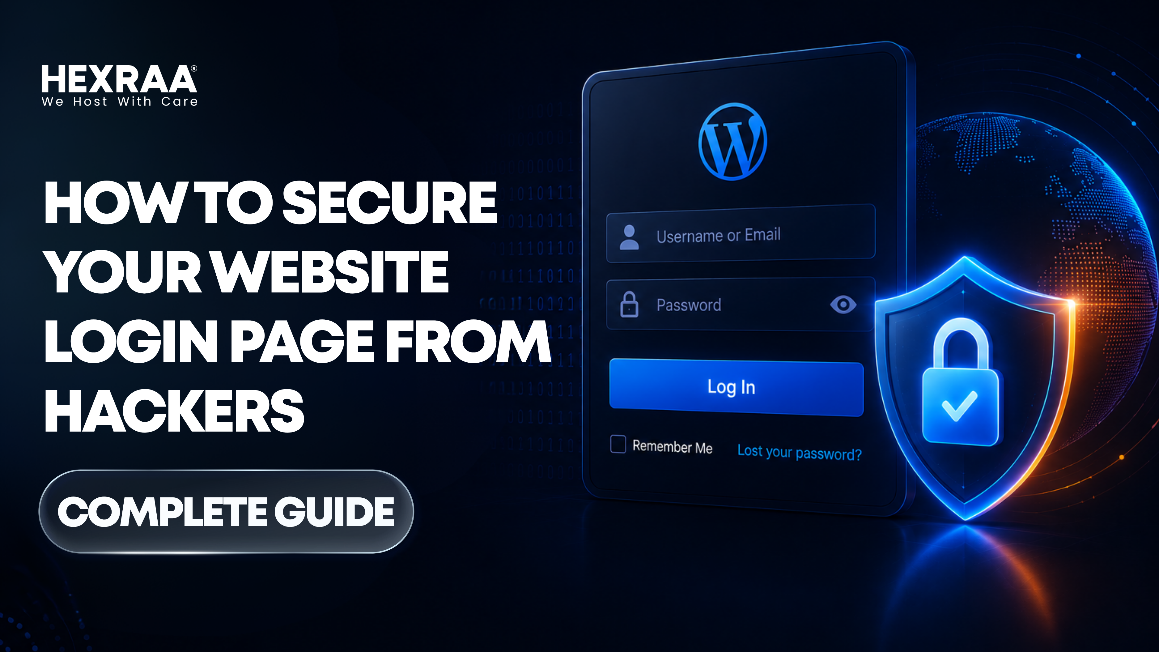 How to Secure Your Website Login Page from Hackers Complete Guide