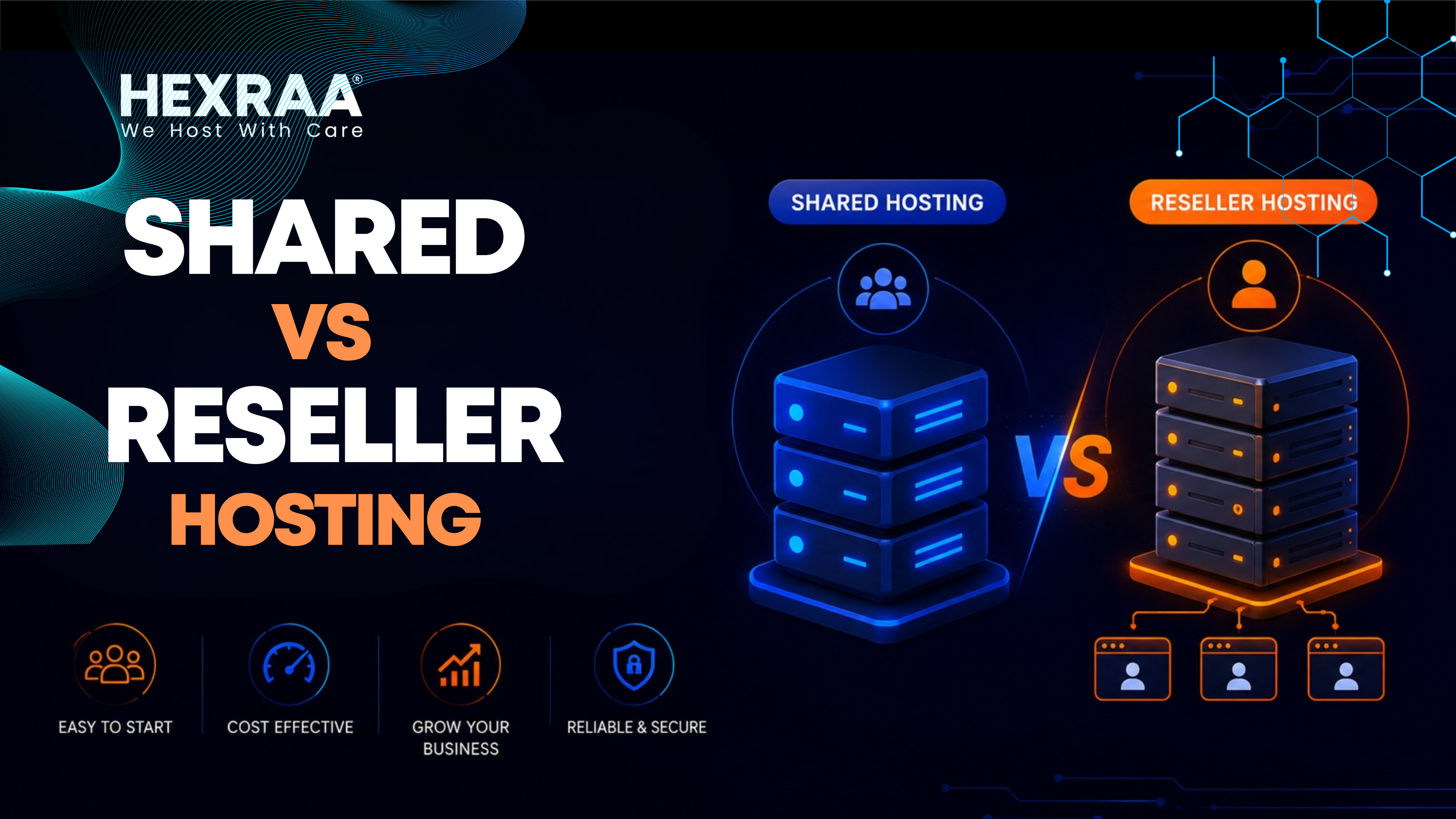 Shared Hosting vs Reseller Hosting