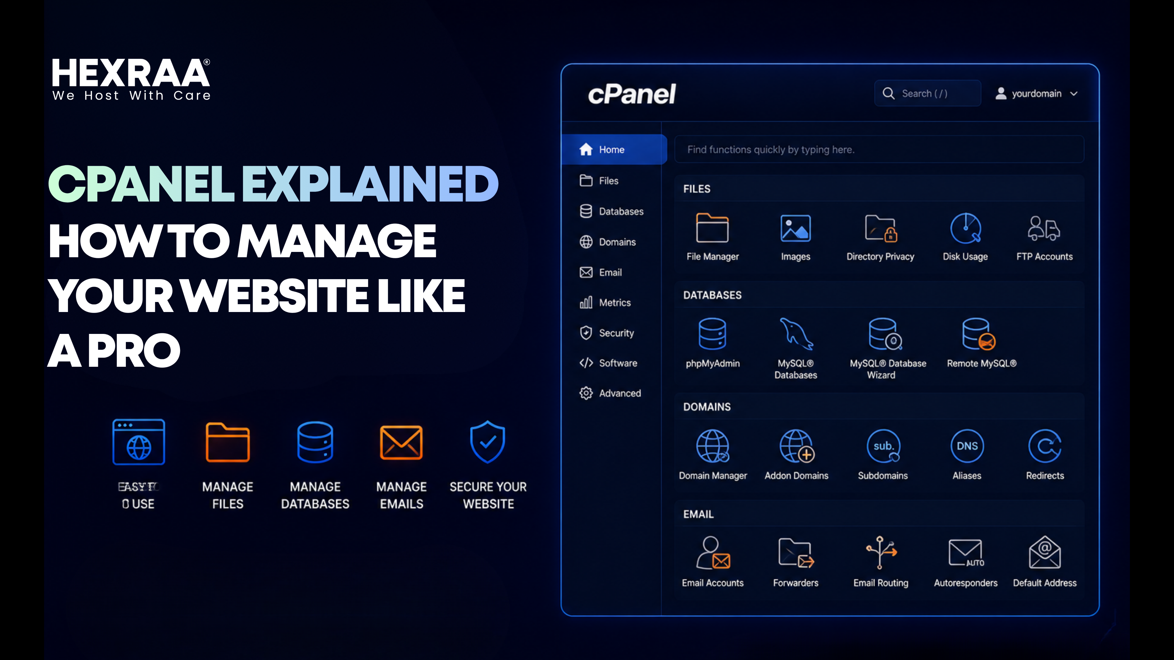 cPanel Explained How to Manage Your Website Like a Pro