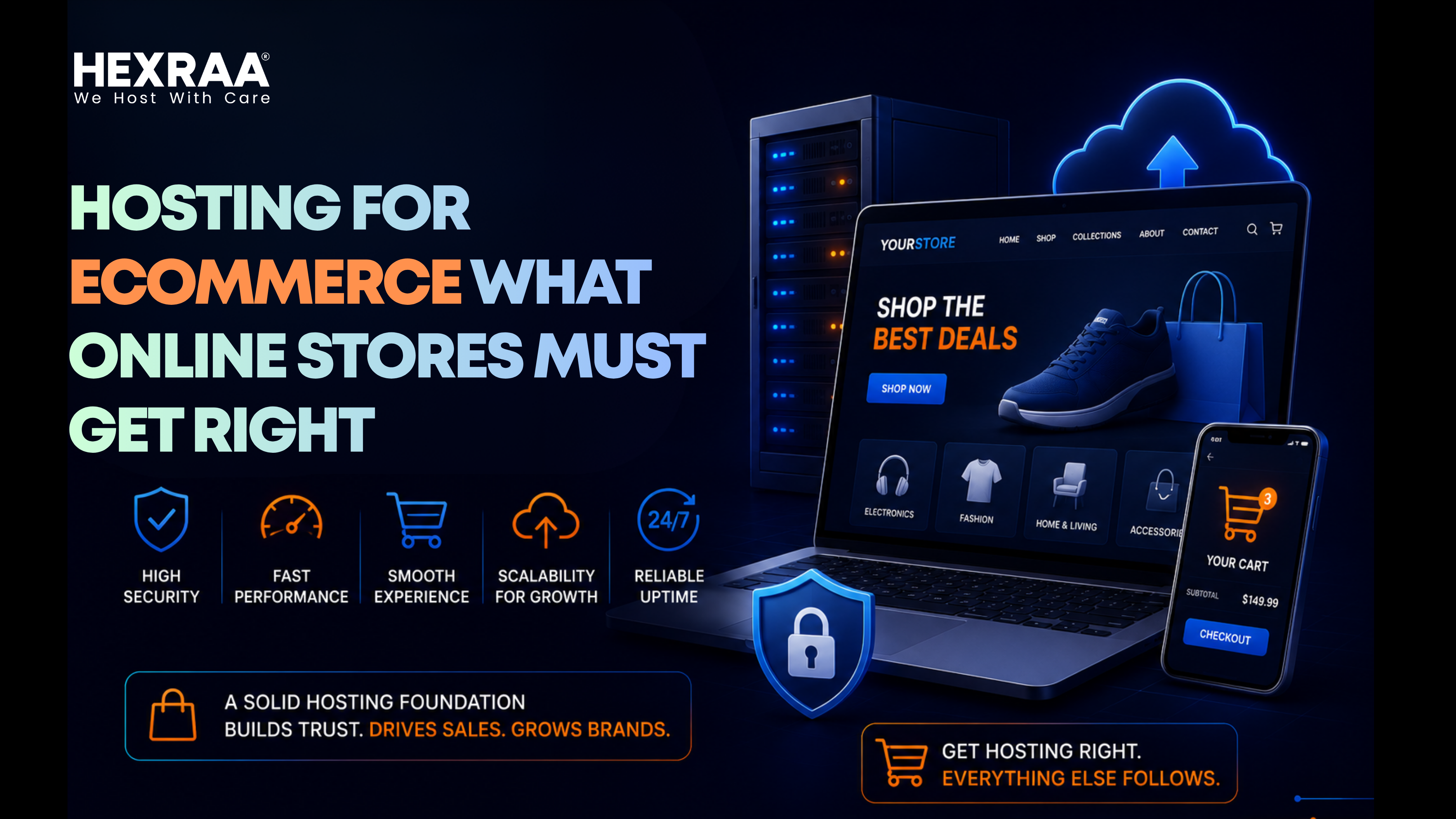 Hosting for Ecommerce What Online Stores Must Get Right